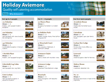 Tablet Screenshot of holidayaviemore.com